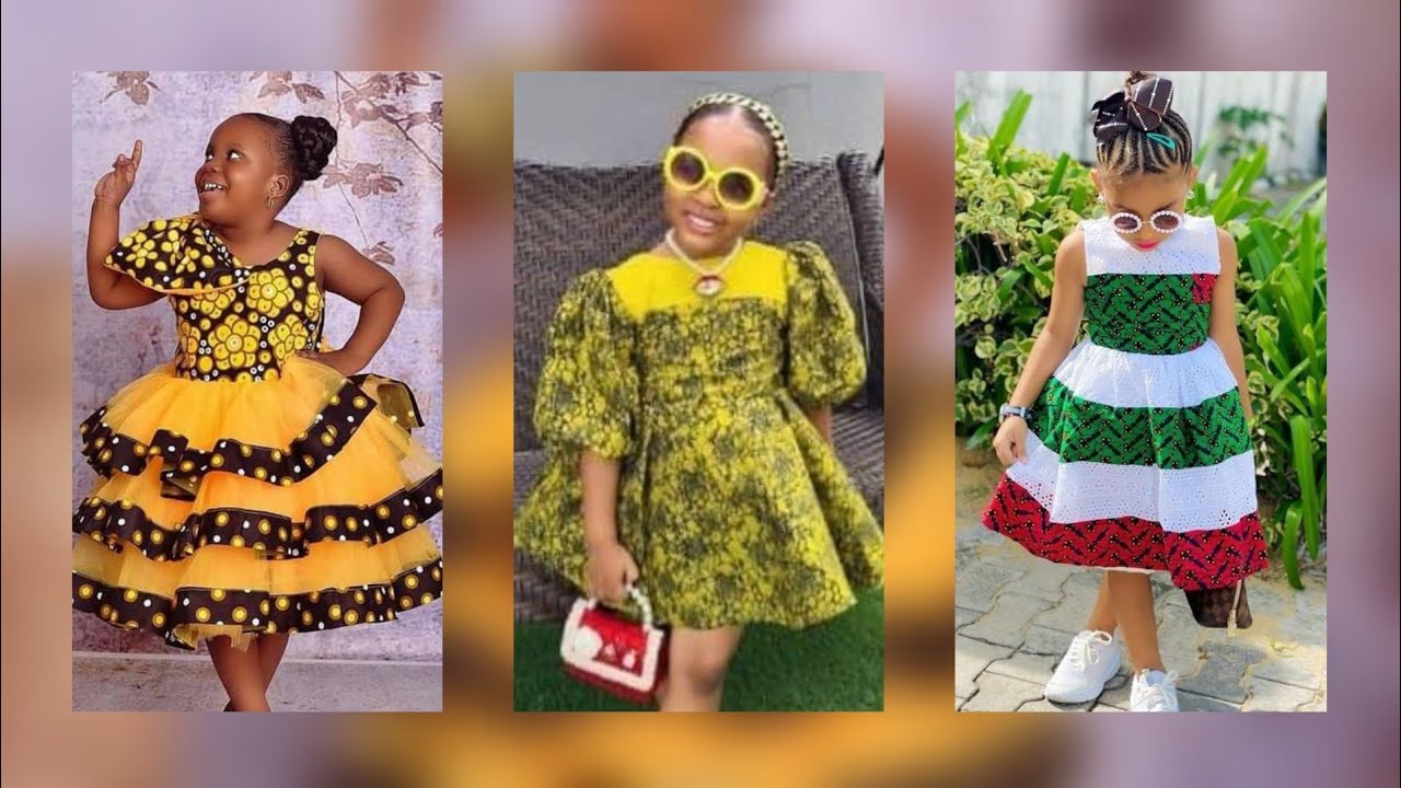 Kids Ankara Gown in Benin City - Children's Clothing, Fit N Fab World |  Jiji.ng