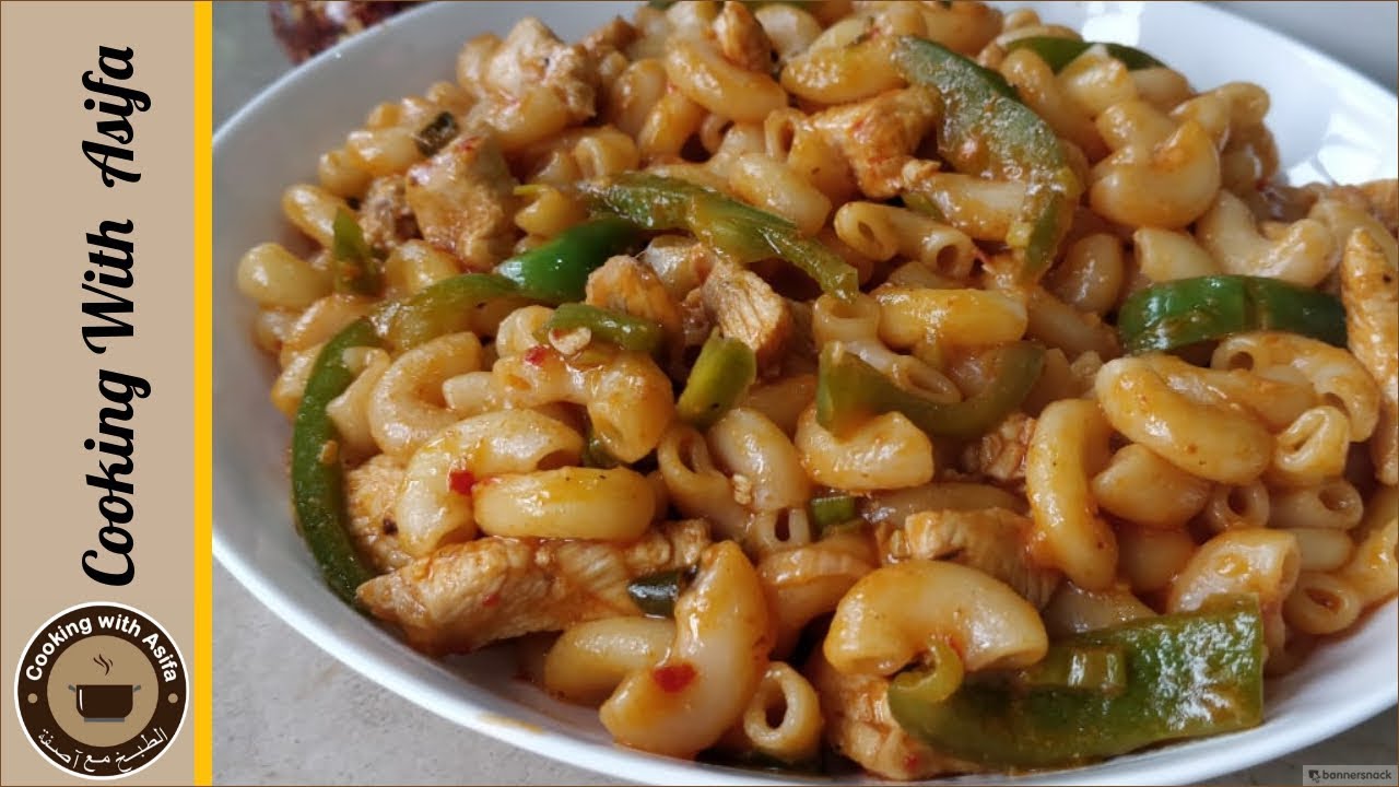 Quick & delicious chicken macaroni pasta recipe by CHEF ASIFA 