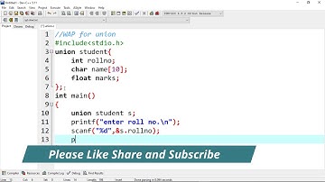 Union program in c language example | Full explain | Learn coding | CSE gyan