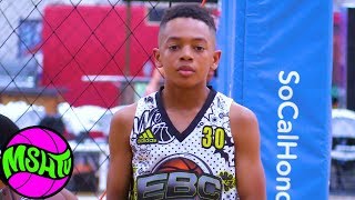 MONSTER SHOT BLOCKING GUARD Kyelin King Mixtape at the 2018 EBC Jr All American Camp