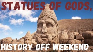 Statues Of Gods, Tomb of King Antioch I of Commagene, Mount Nemrut, Turkey #history