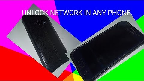 Unlock network simu yeyote ya Tigo, Vodefone,Halotel,Airtel na nyingne.