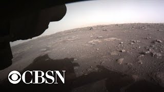 NASA's Mars Perseverance rover sends photos, video and audio from red planet