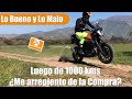 Ktm 390 Adventure 1000 Kms 😱  mi sincera y brutal opinión 🧐, lo Bueno 😇 y Lo Malo 😈