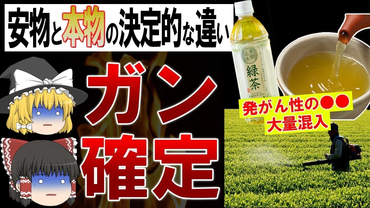 【総集編】安物はガンに?!絶対買ってはいけないスーパーのお茶と正しい選び方