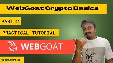 webgoat crypto basics lesson 6 || webgoat tutorial  || Cyber World Hindi