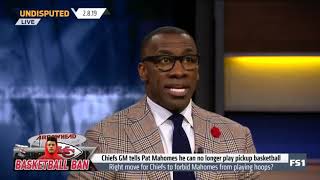 Chiefs GM tells Pat Mahomes he can no longer play pickup basketball Undisputed