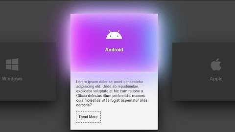 Creating Stunning Card Outer Glow Effects with HTML and CSS - Tutorial