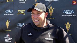 Kenny Dillingham following ASU's Wednesday practice ahead of Hawaii (10/7/26) Guide