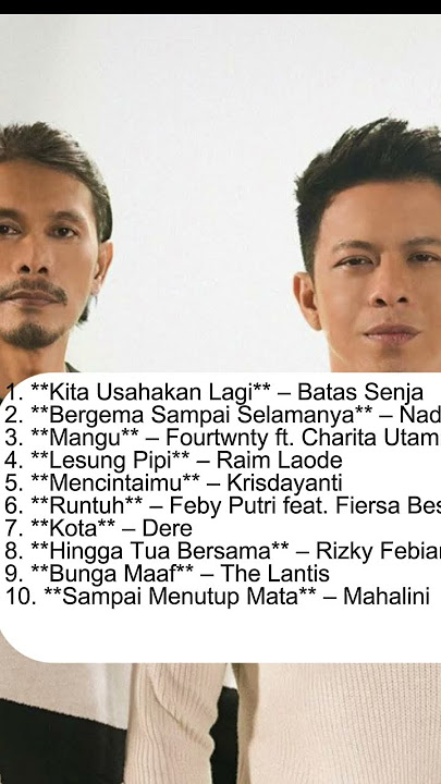 Top Hits Spotify Lagu Pop Indonesia 2025 || Lagu Terbaru 🖤🎧