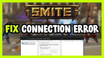 How to FIX SMITE Connection / Server Error!
