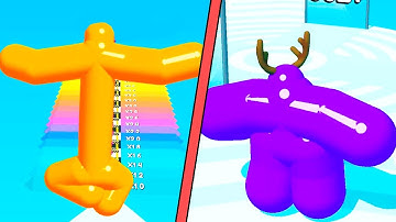 Tall Man Run vs Reverse ✨ Gameplay on iOS Android - The Best Stickman Game (4k)