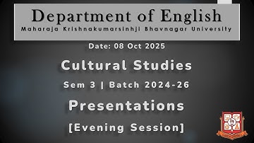 Culture, Power, and Representation-Contemporary Explorations in Cultural Studies | Afternoon Session
