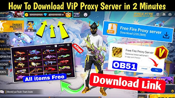 How To Download Proxy Server Free Fire ☠️🔥 || Proxy Server Kaise Download Karen