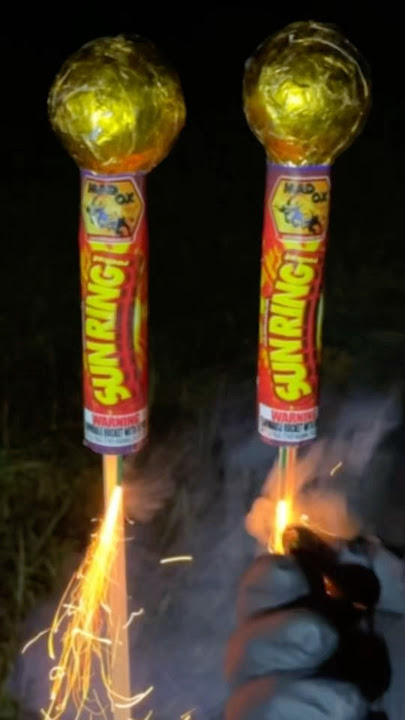 FIREWORKS ROCKETS - Sun Ring Firework Rocket // Experiment with rocket - #fireworks #shorts
