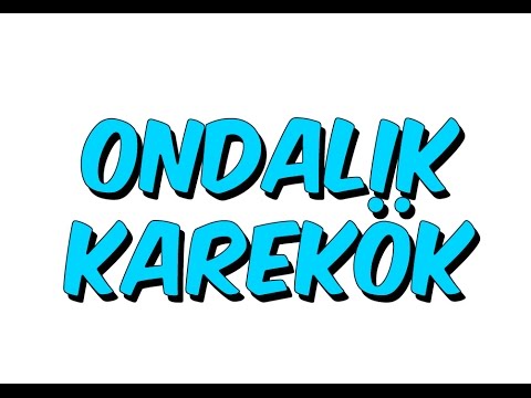 ONDALIK KAREKÖK