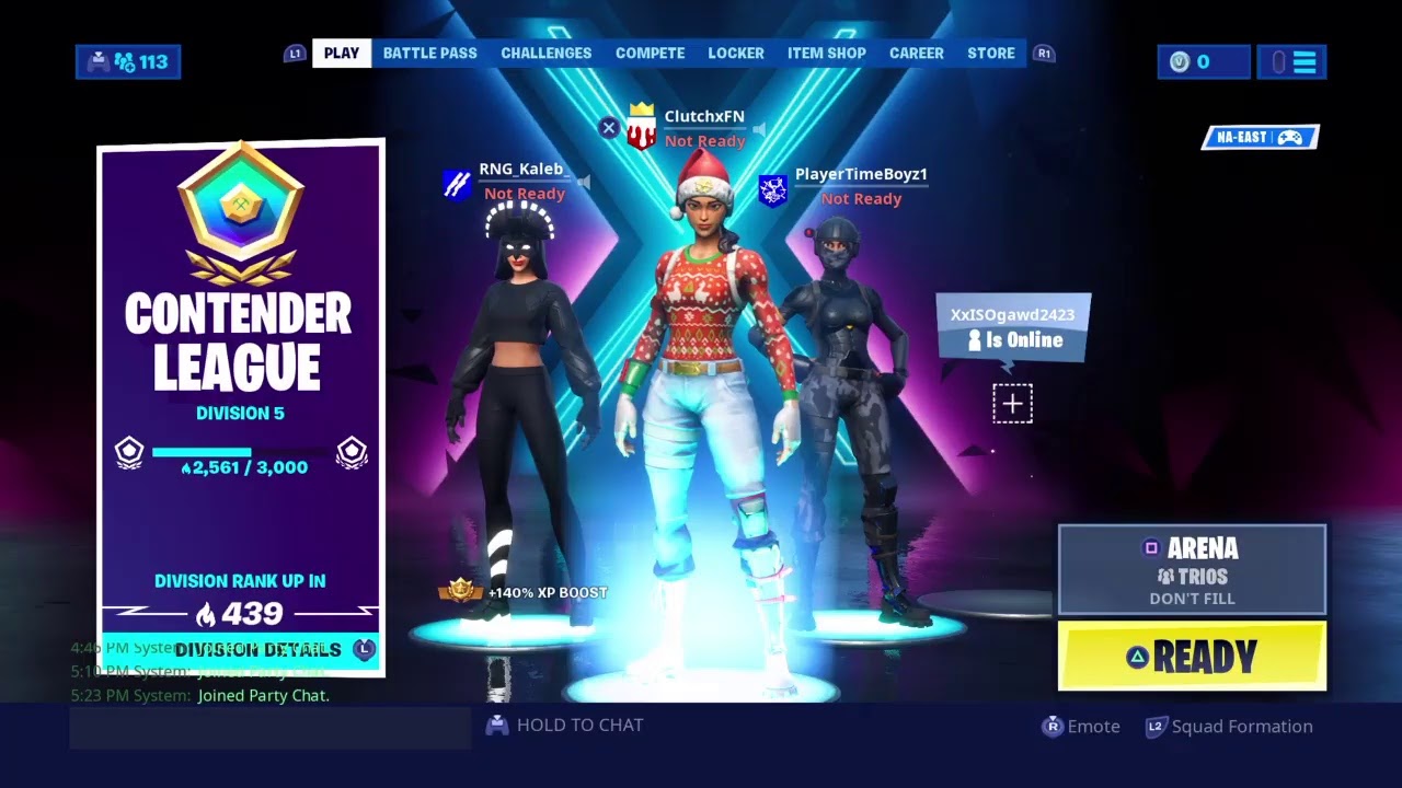 Nae trio pop up season X trios cash cup tmw!!