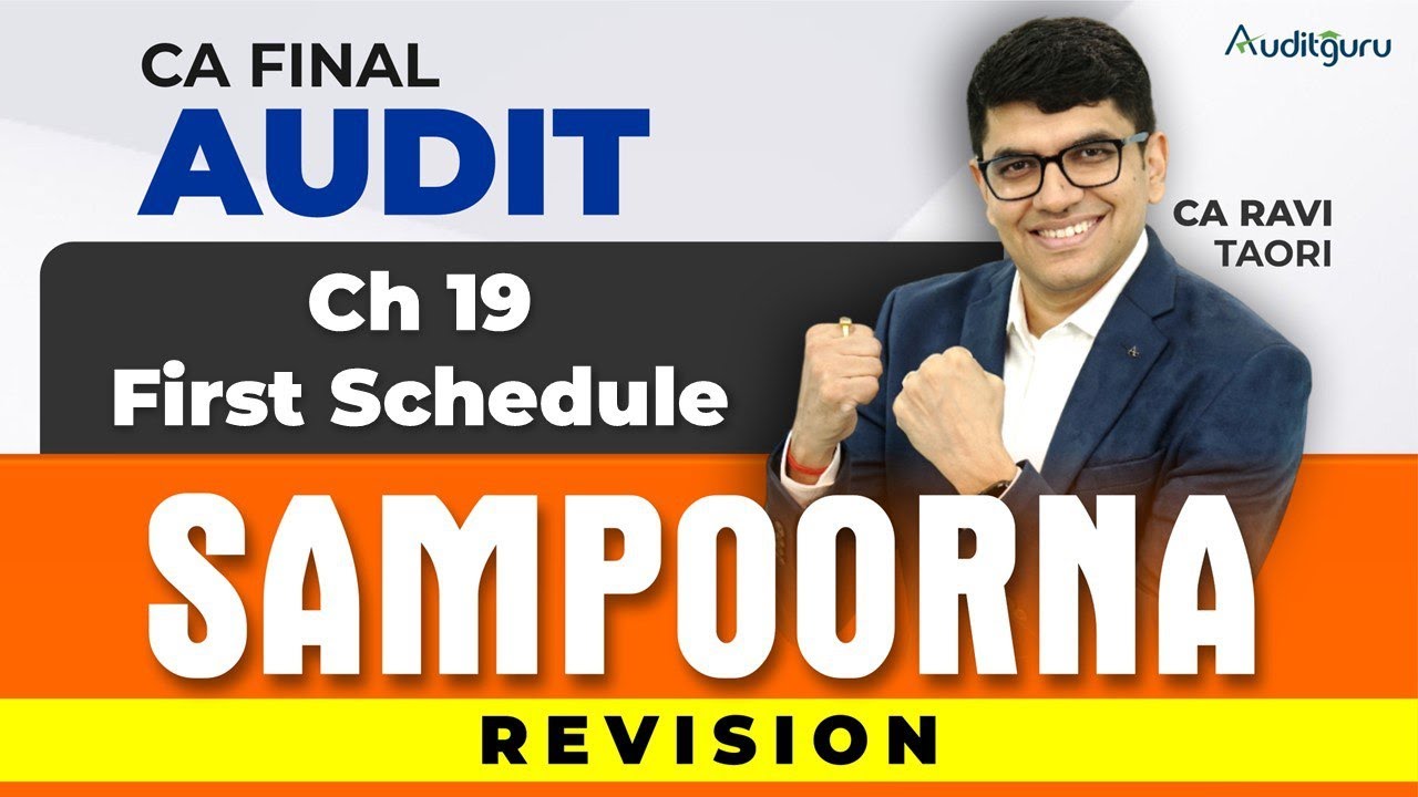 Ch 19 | Professional Ethics Part 02 | First Schedule | CA Final Audit ...