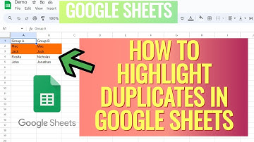 How To Highlight Duplicates In Google Sheets - Google Sheets Find Duplicates In Two Columns