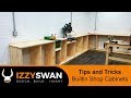 Simple Built-in Shop Cabinets | How To Woodworking