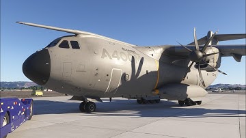 Shakedown flight from Oakland to Monterey in the Inibuilds Airbus A400M in Flight Simulator 2024