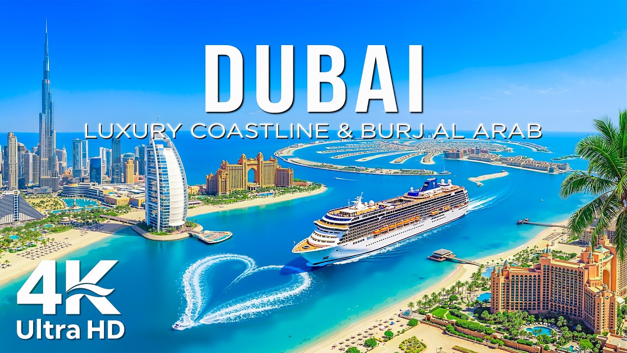 Dubai 4K Drone Footage | Billionaire Skyline | Burj Khalifa, Palm Jumeirah & Arabian Coast