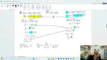 Mat 230 3.4 Partial Fractions Part 1