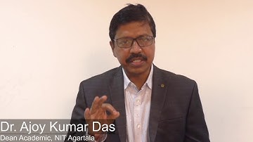 Induction Program-2020, Welcome address of Dean Academic, NIT Agartala