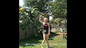 Iso pop toss | Hula hoop tutorial (slow mo)