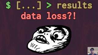 Watch Out for Data Loss When Redirecting to a File in a Shell Script