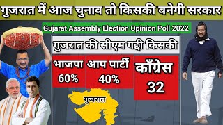 Gujarat Assembly Election Opinion Poll 2022 || BJP || AAP || CONG || C-Voter Survey Report