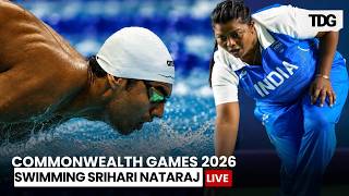 WATCH COMMONWEALTH GAMES 2026 | SWIMMING | Srihari Nataraj Competes In 50m Backstroke Heats | LIVE