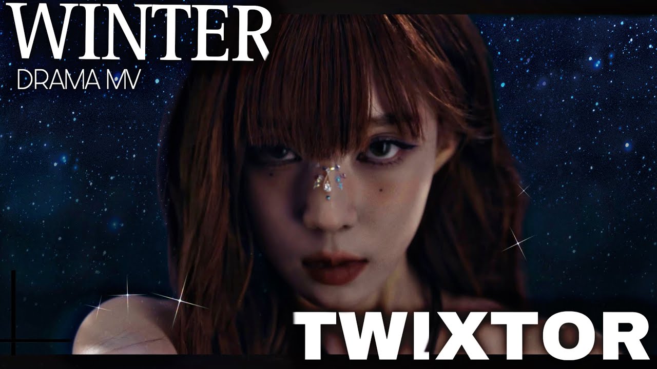 aespa Winter Drama mv twixtor clips for edit HD