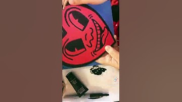 Keith Haring Heart Painting