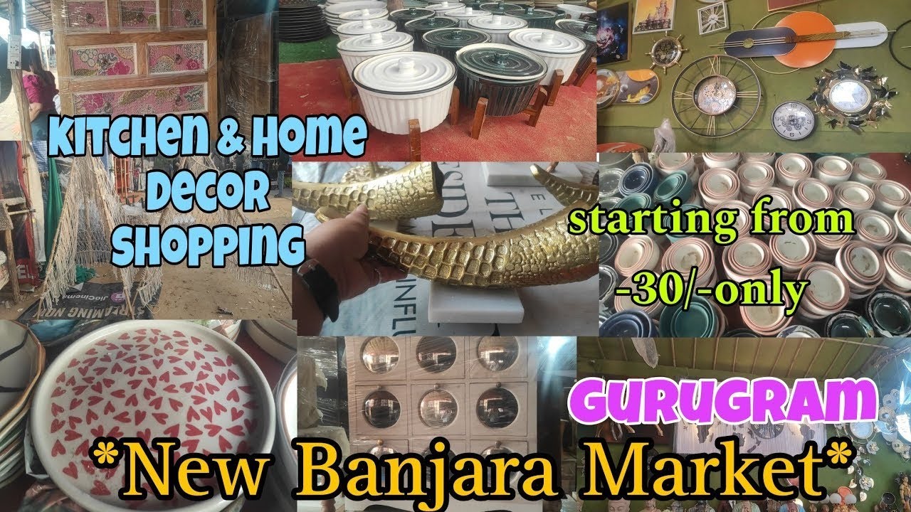 Banjara Market Gurgaon ll New And Affordable Home Decor & Furniture