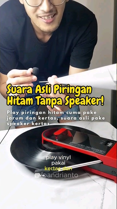 Suara asli piringan hitam! Coba pake apa lagi ya? #piringanhitam #vinyl #turntable #albumfisik