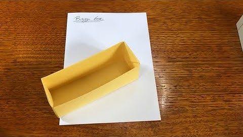 [EN] Tutorial #1 : Baggi box