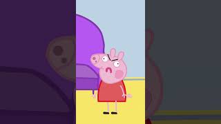 Pig George is actually drawing on the couch #peppapigfunny #peppapig #animation #cartoonshorts