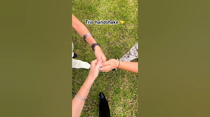 TRIO HANDSHAKE 🤝👀✨ | Triple Charm #Shorts