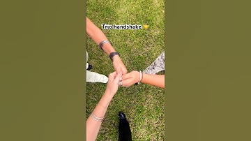 TRIO HANDSHAKE 🤝👀✨ | Triple Charm #Shorts