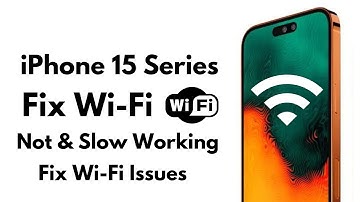 iPhone 15 Pro Wifi Not Working ! How To Fix iPhone 15 Pro Max Wifi Issues !