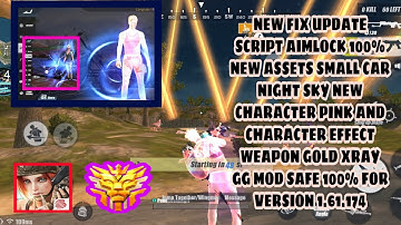 NEW UPDATE SCRIPT AIMLOCK 100%|ASSETS NIGHT SKY SMALL CAR CHARACTER PINK WEAPON|NO ROOT 100%