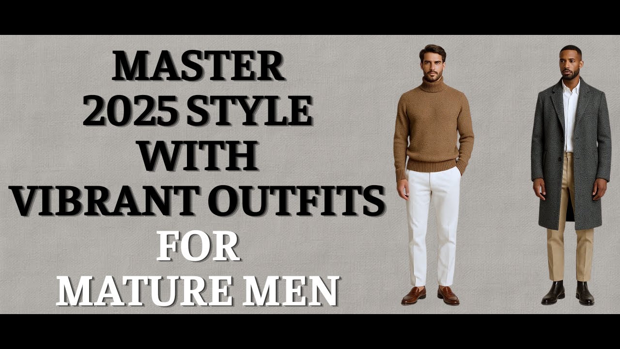 Stop Dull Looks: 7 Vibrant Outfits for Older Men to Master 2025 Style ...
