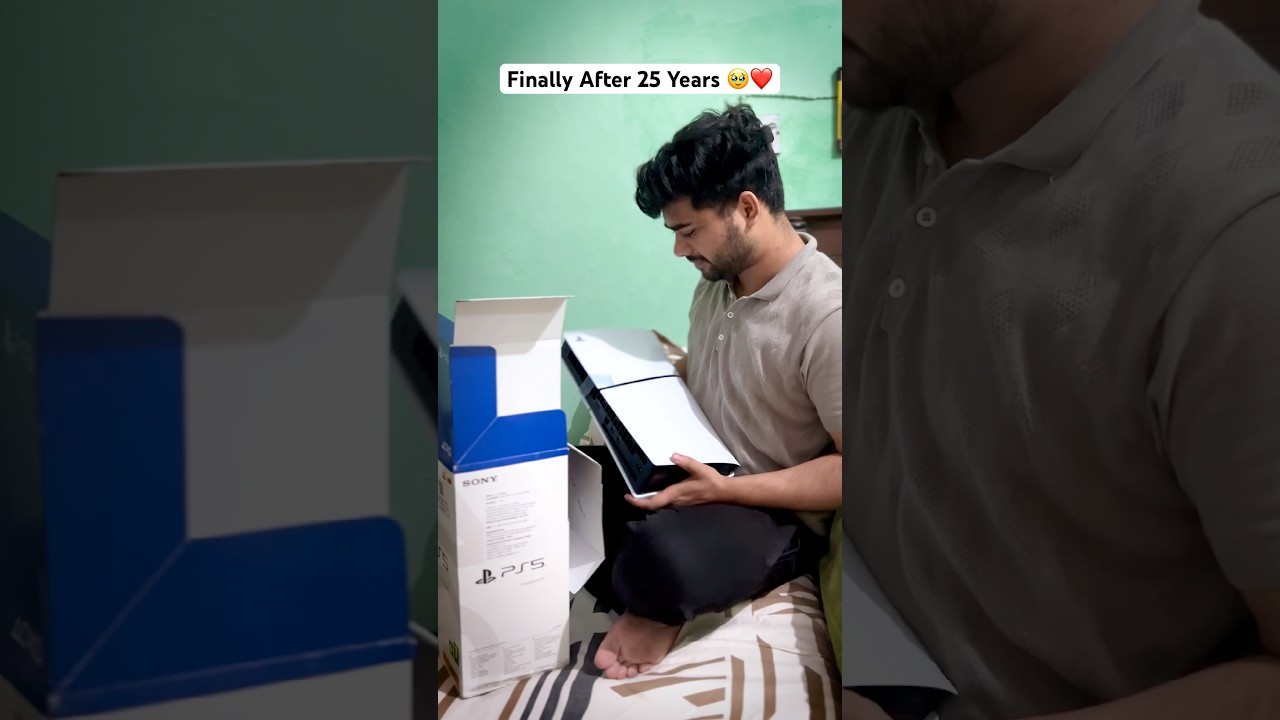 Finally After 25 Years 🥹❤️..Ps5 is here #ps5 #sony #playstation #shorts #gotechy