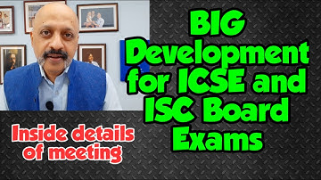 ICSE & ISC Board Exams in November : How Answer booklets will be evaluated | Details by T S Sudhir