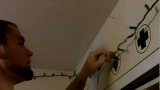 Dorm DIY - How to Create Custom Dorm Lighting with Christmas Lights and a Dimmer