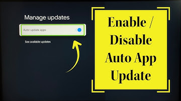 PANASONIC Smart Google TV : How to Enable / Disable Auto App Update | Turn OFF / ON Apps Auto Update