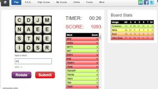 MegaWord - Wordtwist [4x4] - 1,303 pts / 223 wds screenshot 3