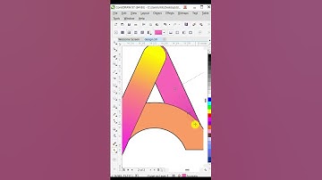 logo design in Corel draw #short #shorts #coreldraw #logo #ac