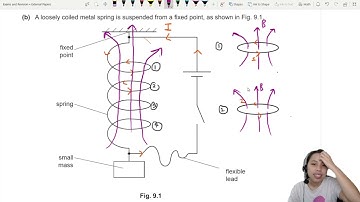 20.6b Ex2 MJ21 P42 Q9 Spring Coils Oscillation | May/June 2021 | Cambridge A Level 9702 Physics
